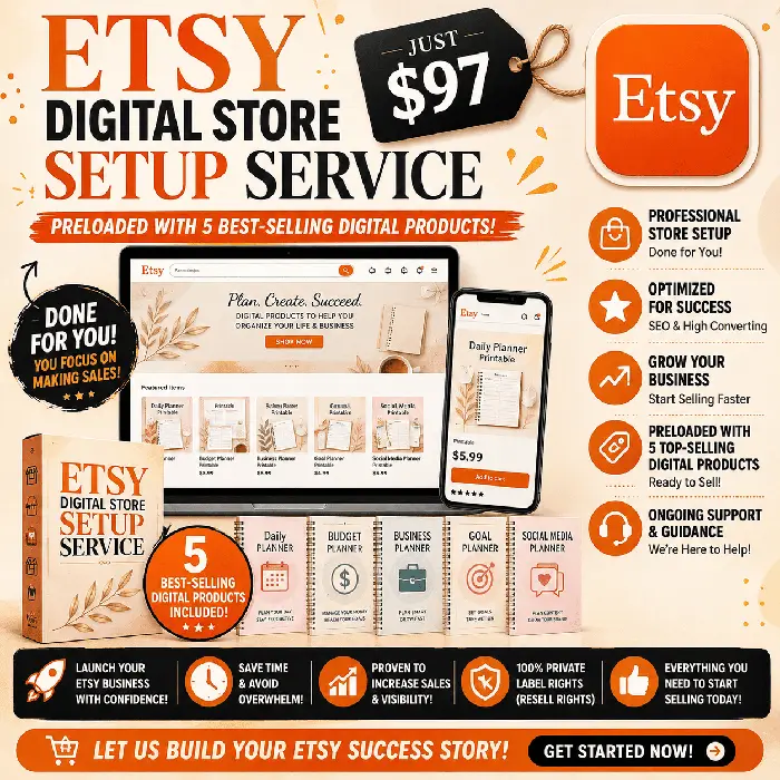 Done-For-You Etsy Shop Setup